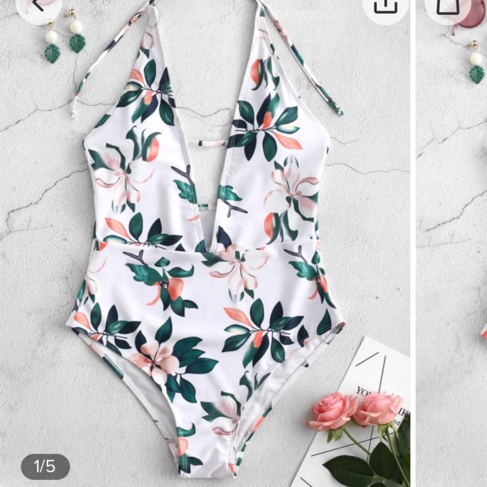 One piece bathing suit